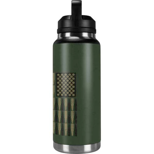 Bullet American Flag YETI Rambler 36oz Bottle Skin