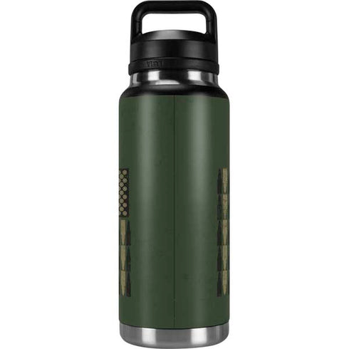 Bullet American Flag YETI Rambler 36oz Bottle Skin