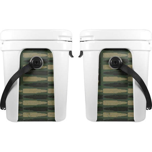 Bullet American Flag YETI Roadie 24 Hard Cooler Skin