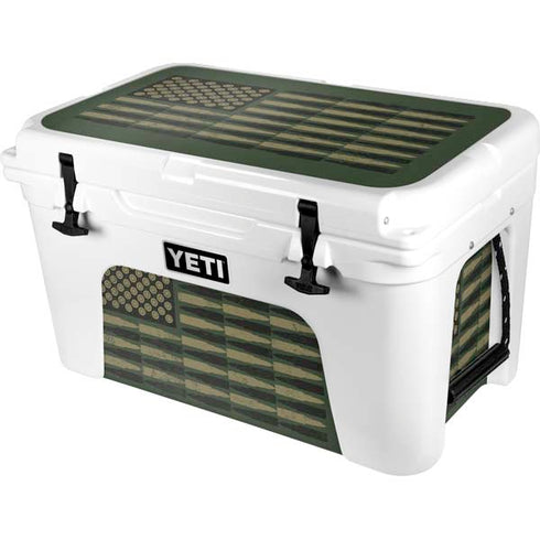 Bullet American Flag YETI Tundra 45 Hard Cooler Skin
