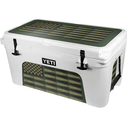 Bullet American Flag YETI Tundra 65 Hard Cooler Skin