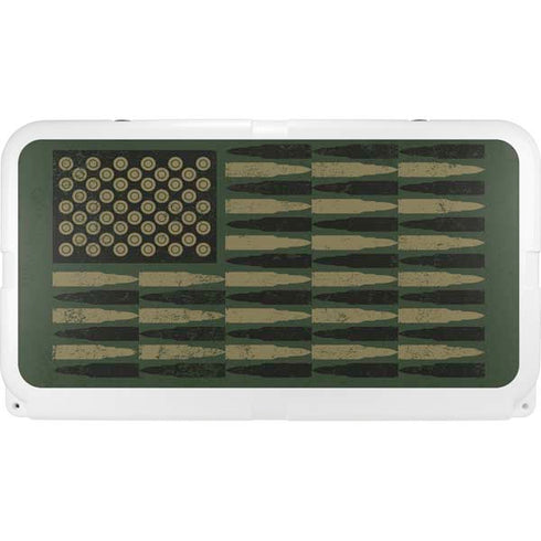 Bullet American Flag YETI Tundra 65 Hard Cooler Skin
