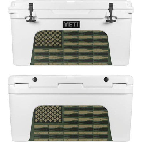 Bullet American Flag YETI Tundra 65 Hard Cooler Skin