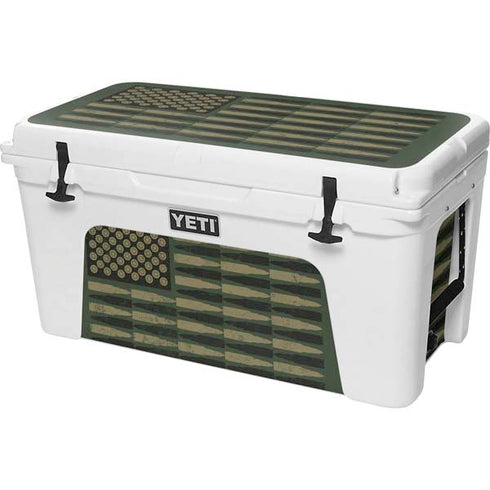 Bullet American Flag YETI Tundra 75 Hard Cooler Skin