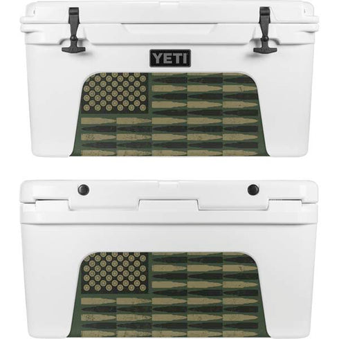 Bullet American Flag YETI Tundra 75 Hard Cooler Skin