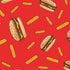 Burgers and Fries Nintendo 2DS XL (2017) Skin