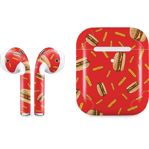 Burgers and Fries Apple AirPods 2 Skin