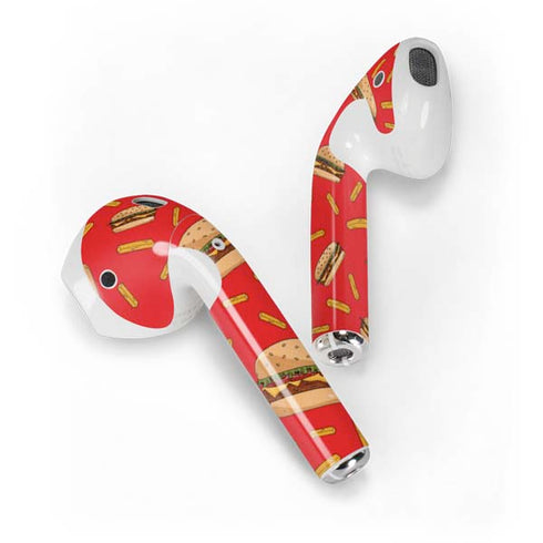 Burgers and Fries Apple AirPods 2 Skin