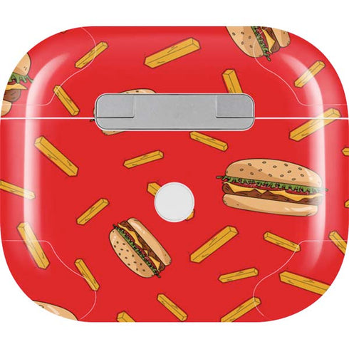 Burgers and Fries Apple AirPods (3rd Gen 2021) Skin