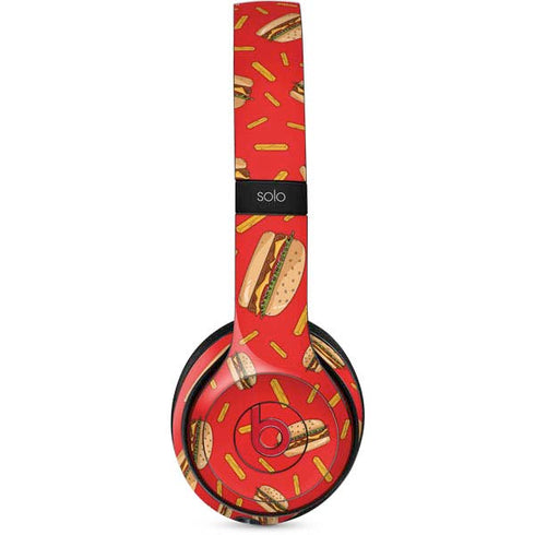 Burgers and Fries Beats Solo 2 Wireless Skin