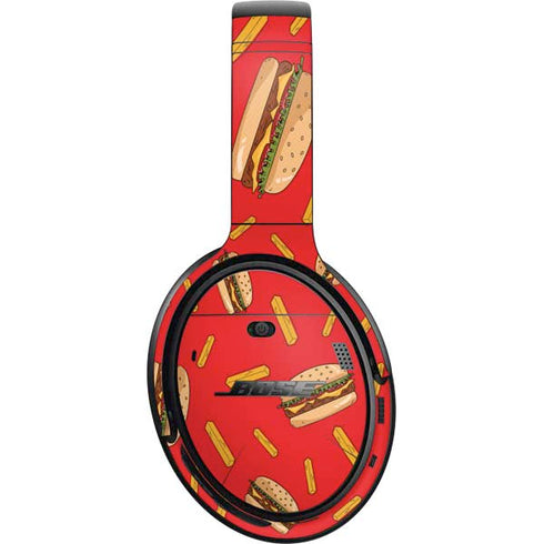 Burgers and Fries Bose QuietComfort 35 II Headphones Skin