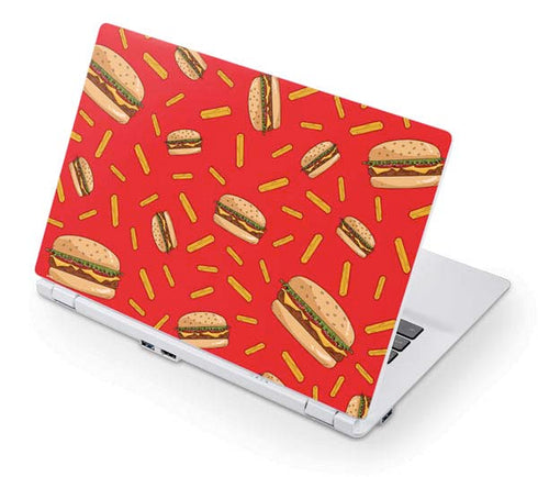 Burgers and Fries Acer Chromebook Skin