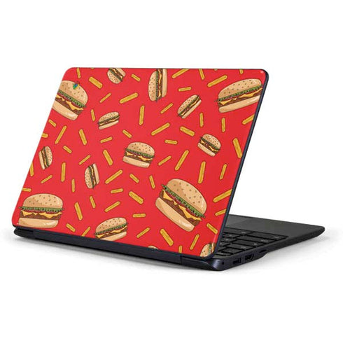 Burgers and Fries Samsung Chromebook Skin