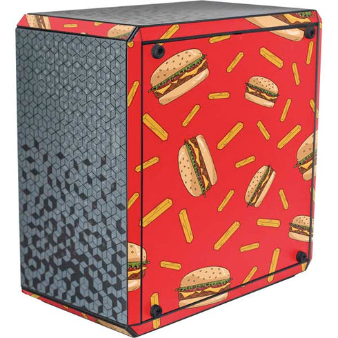 Burgers and Fries Cooler Master MasterBox Q300L Mini Tower Skin