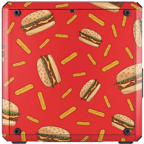 Burgers and Fries Cooler Master MasterBox Q300L Mini Tower Skin