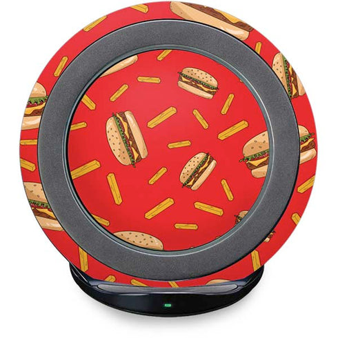 Burgers and Fries Fast Charge Wireless Charging Stand Skin