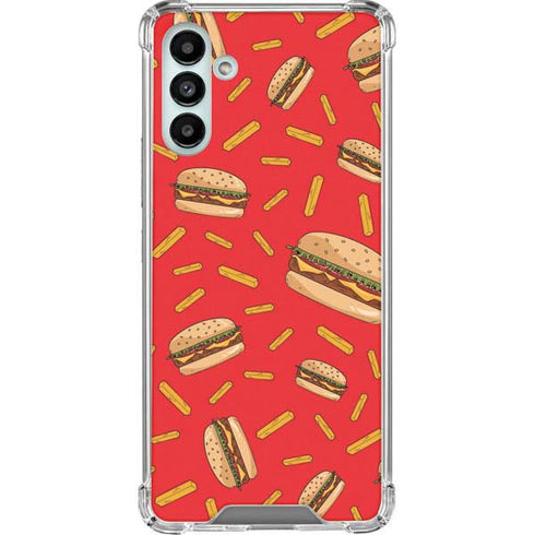 Burgers and Fries Galaxy A13 5G Clear Case