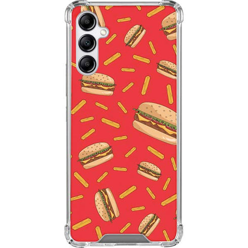 Burgers and Fries Galaxy A15 5G Clear Case