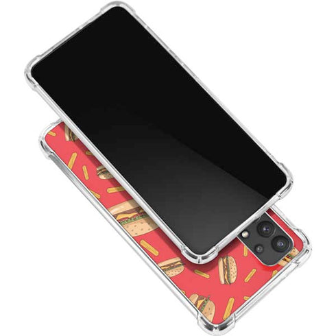 Burgers and Fries Galaxy A32 5G Clear Case
