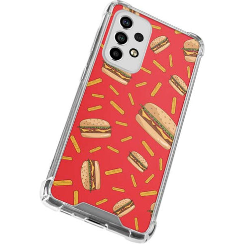 Burgers and Fries Galaxy A53 5G Clear Case