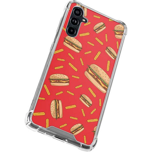 Burgers and Fries Galaxy A54 5G Clear Case