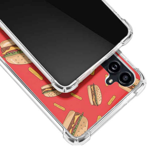 Burgers and Fries Galaxy A54 5G Clear Case