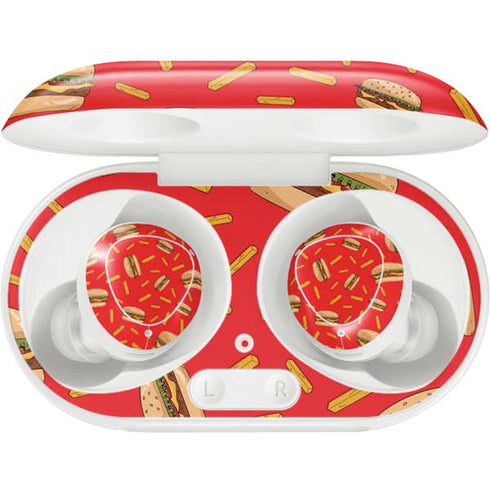 Burgers and Fries Galaxy Buds Plus Skin