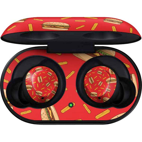 Burgers and Fries Galaxy Buds Skin