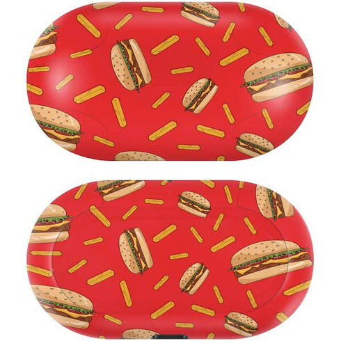 Burgers and Fries Galaxy Buds Skin