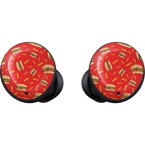 Burgers and Fries Galaxy Buds Skin