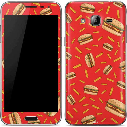 Burgers and Fries Galaxy J3 Skin