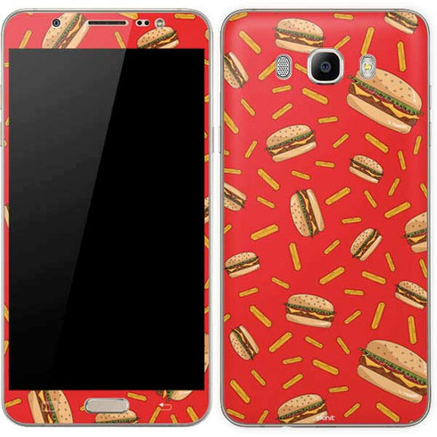 Burgers and Fries Galaxy J7 Skin