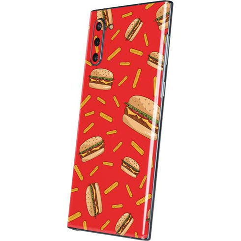 Burgers and Fries Galaxy Note 10 Skin