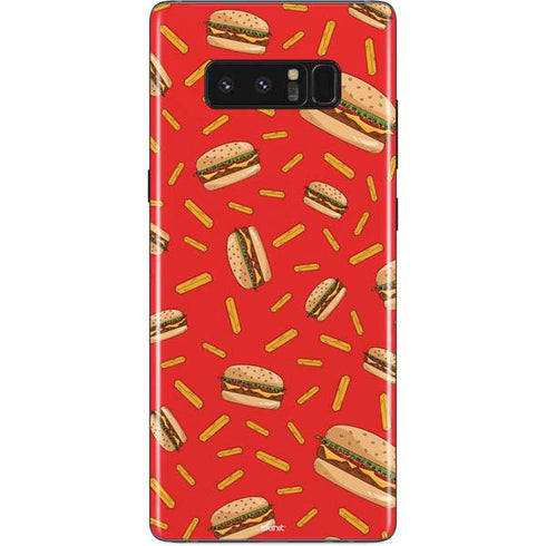 Burgers and Fries Galaxy Note 8 Skin