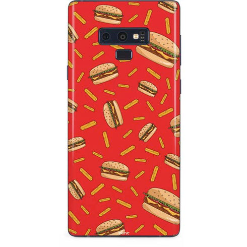 Burgers and Fries Galaxy Note 9 Skin