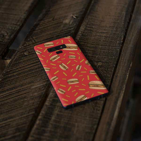 Burgers and Fries Galaxy Note 9 Skin