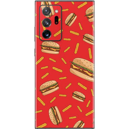 Burgers and Fries Galaxy Note20 Ultra 5G Skin