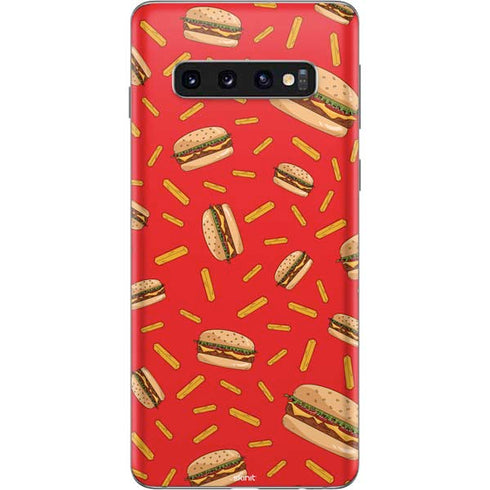 Burgers and Fries Galaxy S10 Skin