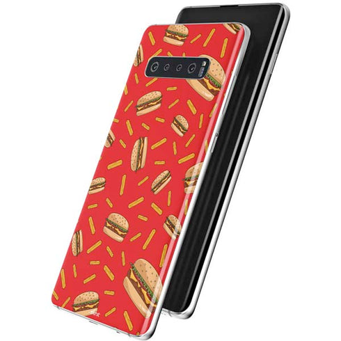 Burgers and Fries Galaxy S10 Skin
