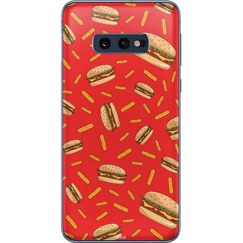 Burgers and Fries Galaxy S10e Skin