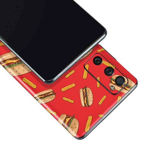 Burgers and Fries Galaxy S20 Fan Edition Skin