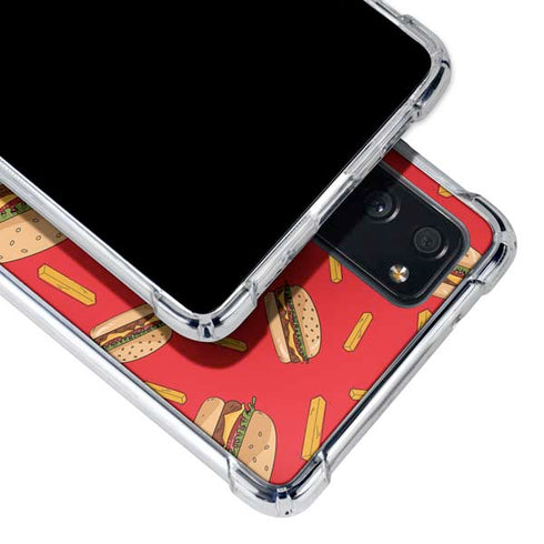 Burgers and Fries Galaxy S20 FE Clear Case