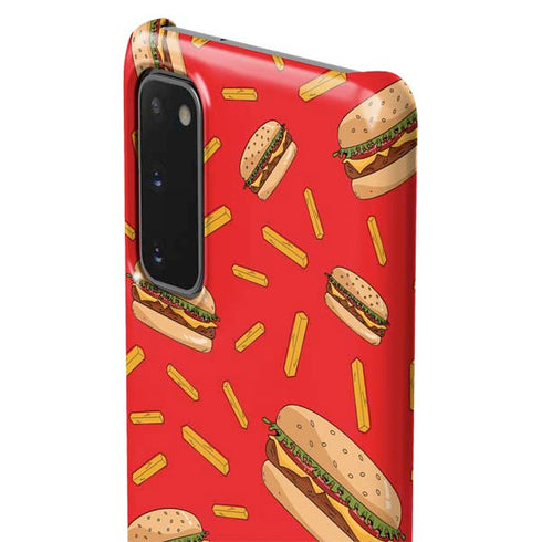 Burgers and Fries Galaxy S20 Lite Case
