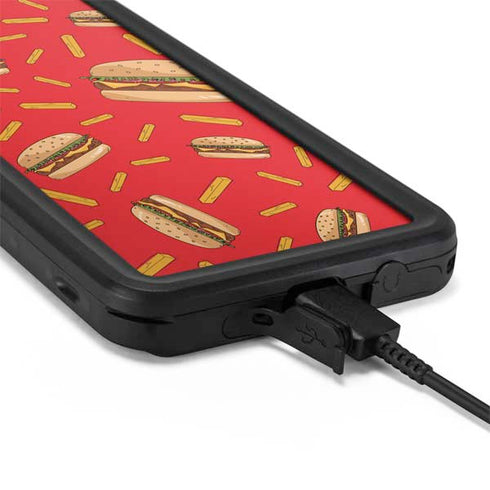 Burgers and Fries Galaxy S20 Plus Waterproof Case
