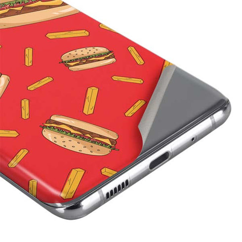Burgers and Fries Galaxy S20 Skin