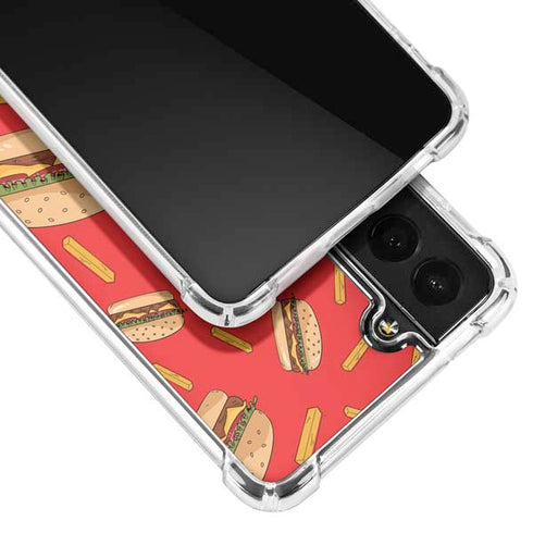 Burgers and Fries Galaxy S21 Plus 5G Clear Case
