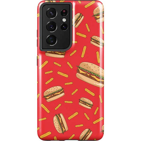 Burgers and Fries Galaxy S21 Ultra 5G Pro Case