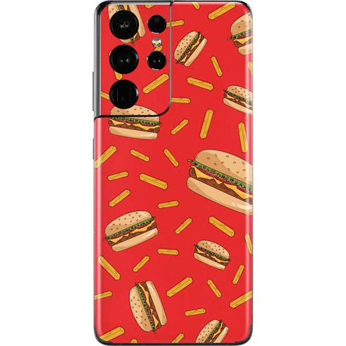 Burgers and Fries Galaxy S21 Ultra 5G Skin