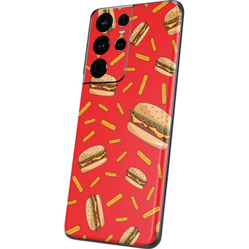 Burgers and Fries Galaxy S21 Ultra 5G Skin
