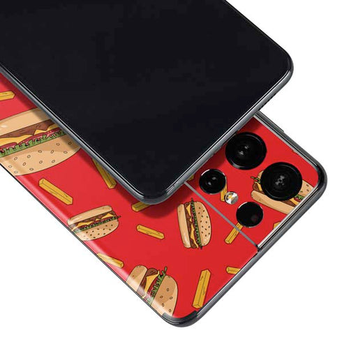 Burgers and Fries Galaxy S21 Ultra 5G Skin